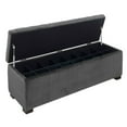 thumbnail image 3 of Picket House Furnishings Carson Shoe Storage Bench in Slate, 3 of 8