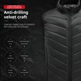 thumbnail image 4 of Lightweight Heated Vest for Men/Women, Outdoor Water/Wind Resistant Outerwear Vests, USB Electric Graphite Heating Windproof Thermal Waistcoat, 4 of 11