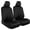 Black, variant on Motor Trend Straight-Line Performance Seat Covers for Car Truck Van SUV Auto - Polyester Seat Protector, Gray