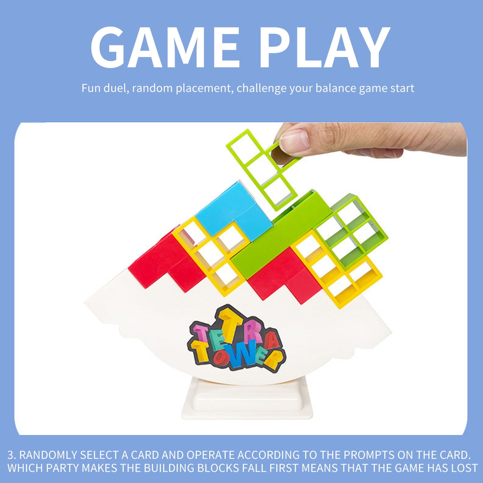 Jacootoys Jeux à Empiler 54 Pièces En Bois - Tour De Blocs Colorés Avec Animaux Pour Enfants 3-8 Ans, Idéal Pour Développer La Créativité Et La Concentration