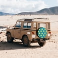 thumbnail image 5 of Kdxio Spare Tire Cover for RV Trailer, Waterproof Wheel Cover,Camper Spare Tire Cover Fit for Rv SUV Truck Travel Trailer 15 inch-Ball Tennis, 5 of 8