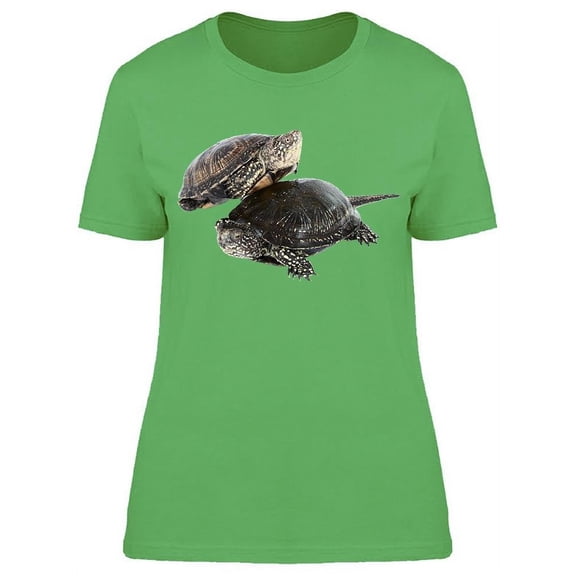 Playful Turtles T-Shirt Women -Image by Shutterstock, Female 3X-Large