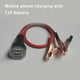 thumbnail image 3 of sweethay Cable adaptador Clip batería de almacenamiento 12V a 5V interfaz de línea de carga suave fácil de usar fuente de alimentación de Accesorios para motos, 3 of 6