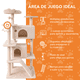 thumbnail image 2 of Torre Árbol Rascador Poli Pets varios Niveles con escalera, 2 of 6