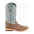 thumbnail image 2 of Ferrini Western Boots Mens Bronco Pirarucu Print Brown 43393-10, 2 of 6