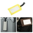 thumbnail image 5 of Ofertas Únicas 1 Pc Etiqueta de Equipaje de Aeronave para Viajar Amarillo de Goma Suave, 5 of 5