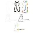 thumbnail image 3 of Maytalsory Reflective Car Stickers Stay Safe And Stylish On Go Funny Dog Moving Tail Decal Vinyl Car Sticker black dog, 3 of 6