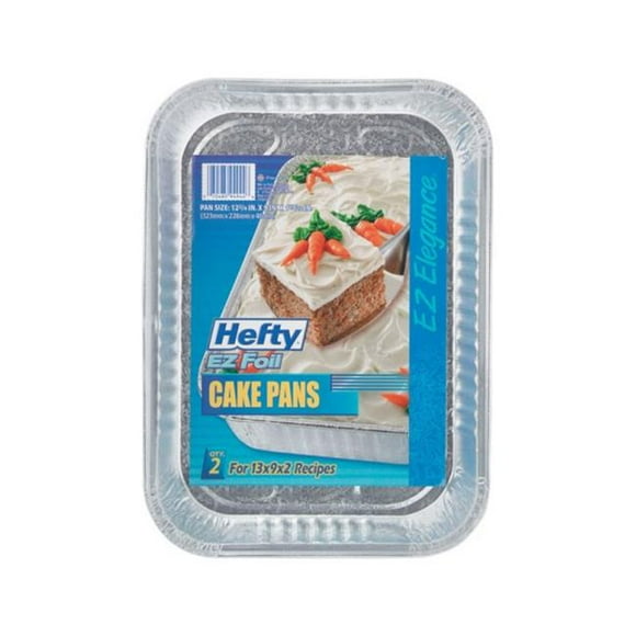 EZ Foil Z94944 Foil Rectangular Cake Pan  Aluminum - 13 x 9 x 2 in. - pack of 12