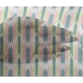 thumbnail image 3 of oneOone Viscose Chiffon Fabric Ikat Style Stripe Print Sewing Fabric BTY 42 Inch Wide, 3 of 3
