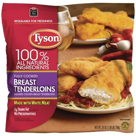 Tyson Chicken Breast Tenderloins, 25 oz - Walmart.com