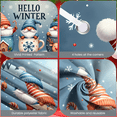 thumbnail image 6 of Gnome Design Hello Winter Banner Christmas Theme Snowflake Illustration for Holiday Decoration Home Decor Winter Party, 6 of 9