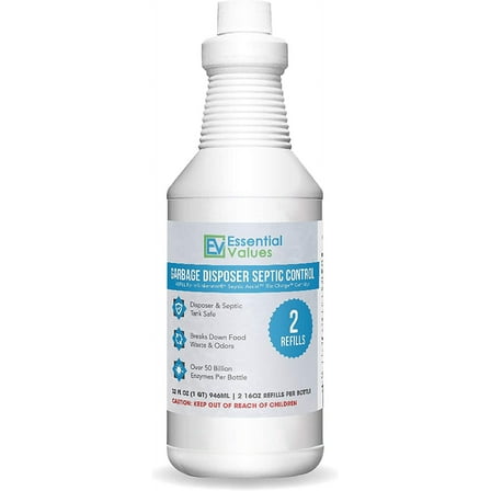Essential Values Garbage Disposer Septic Control 32oz