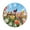 ZZNZ08031044, variant on Zhmjortal Flower Wall Clocks Battery Operated 10 inch - Quiet Silent Round Clock Non-Ticking Desk Clock Decor for Kitchen Bathroom Living Room Office School Home Decorations