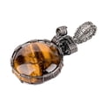 thumbnail image 1 of Colgante en ambre de cristal de piedras preciosas , colr de Zulema Colgante de cristal redondo, 1 of 8