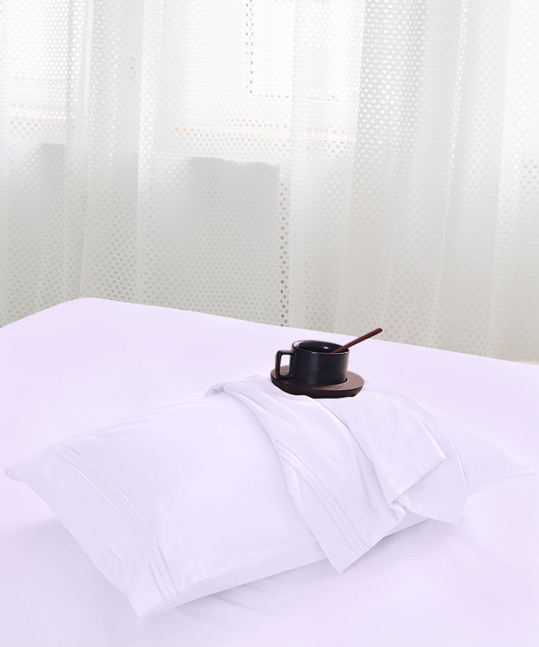 Bamboo Ultra Soft Sheet Set – Wrinkle Free, Deep Pocket, Machine Washable, Hypoallergenic, Fade Resistant Bedding Set - 4 Piece Set (Queen, Lavender)