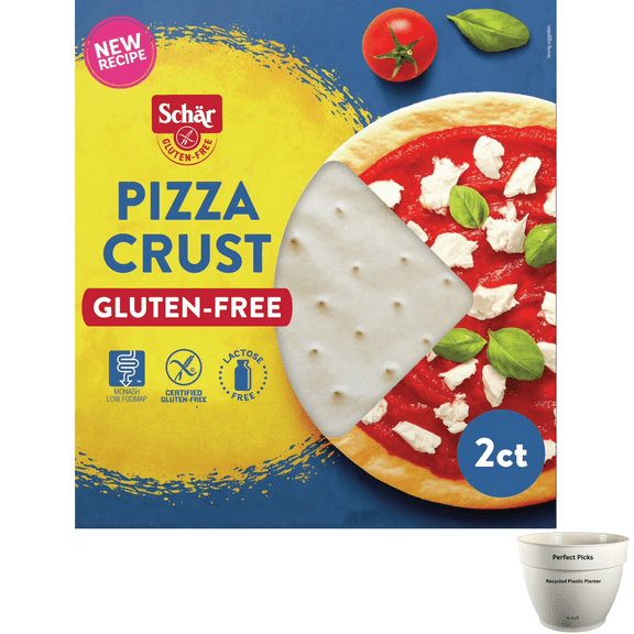 Schar Gluten Free Pizza Crust, Sourdough Italian Pizza Crust, Shelf-Stable, 10.6 oz, 2 Count
