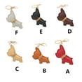 thumbnail image 4 of BrowQuartz Key Chain Cute Bulldog Natural Leather Keys Rings Fashionable Lightness Special Design Lockchain Women Bag Car Pendant Red, 4 of 6