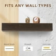 thumbnail image 6 of 48" Rustic Wood Fireplace Mantel | Wall-Mounted & Floating Shelf for Home Decor, 6 of 6