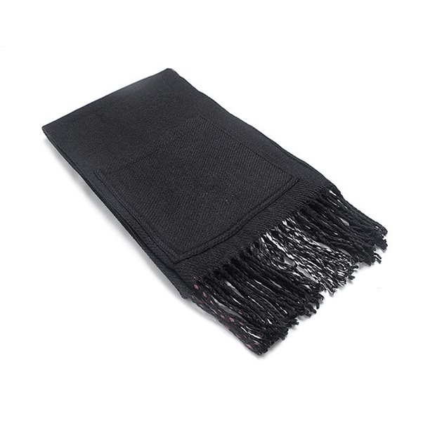 Bufanda gruesa de punto torcido de invierno para hombre, bufanda gruesa y cálida