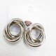 thumbnail image 1 of Pendientes Clásicos Sencillos y Modernos para Mujer - Oro y Plata Deng Xun unisex, 1 of 2
