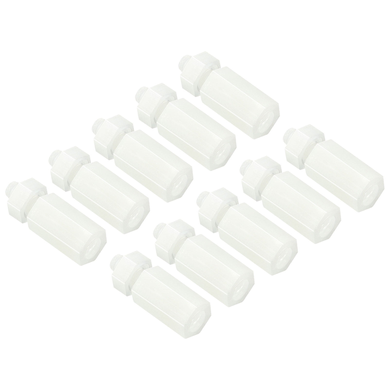 Uxcell M3x11+6mm Nylon Hex Spacer Standoffs PCB Standoff Screws Nuts, 1Set/200Pcs