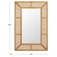 thumbnail image 2 of SAFAVIEH Tulia 24 in. x 36 in. Solid Frame Mirror, Natural, 2 of 4