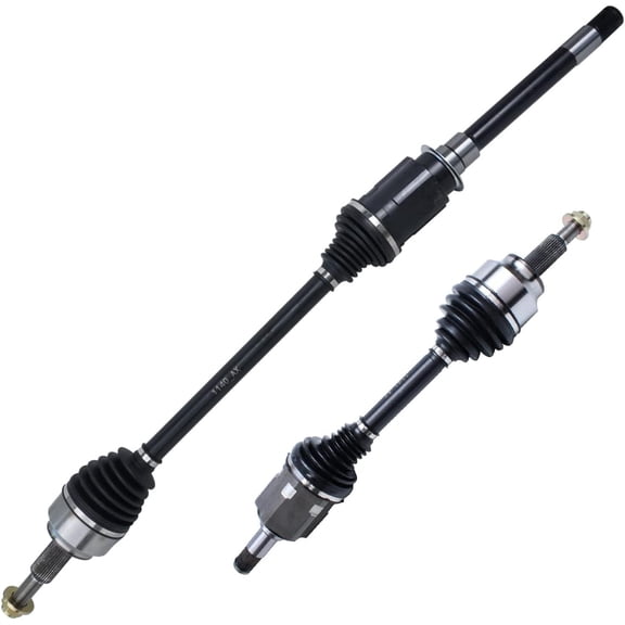 Detroit Axle - AWD 2pc Front CV Axles for 2011-2025 Dodge Durango 2011-2021 Jeep Grand Cherokee, CV Axle Shafts Assembly 2012 2013 2014 2015 2016 2017 2018 2019 2020
