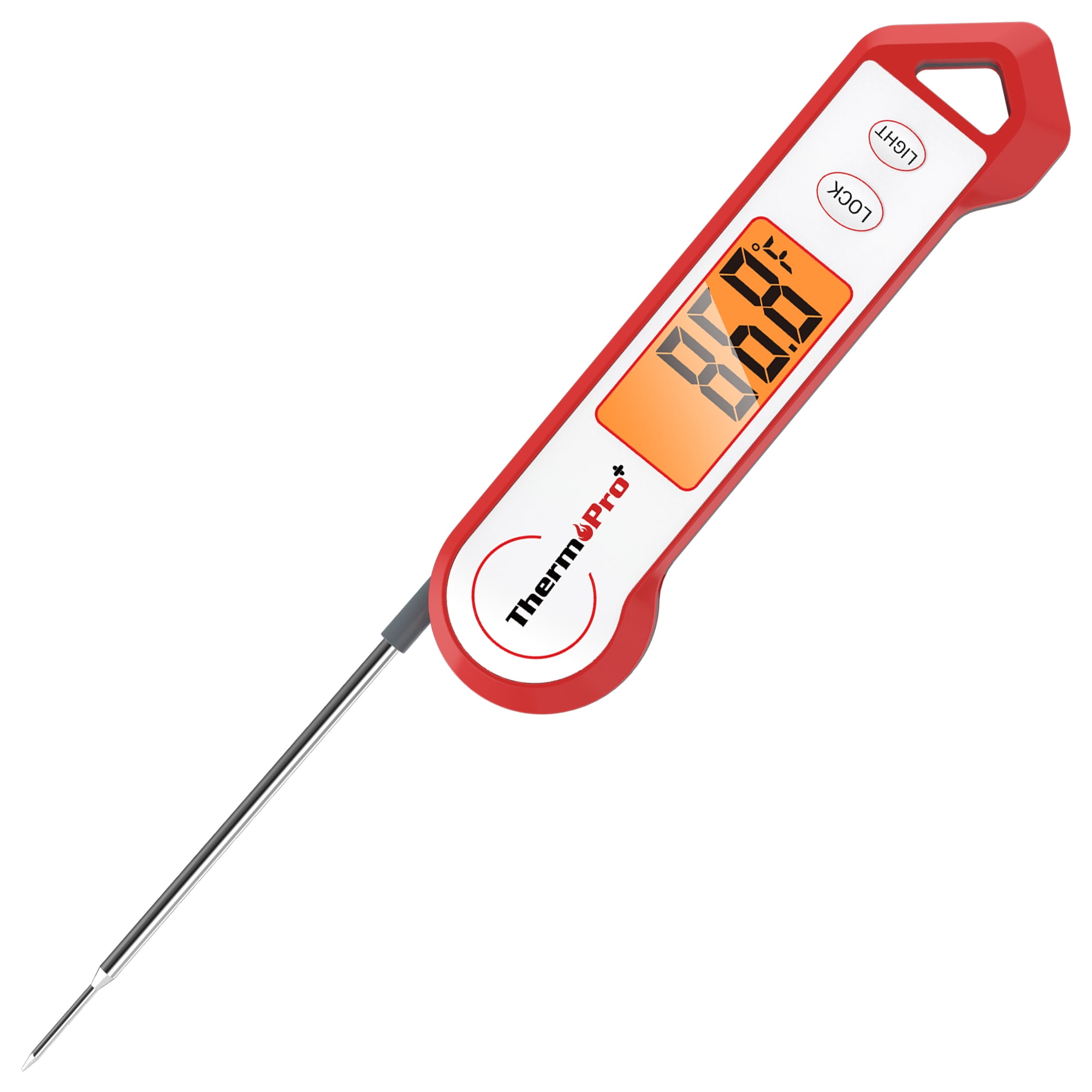 ThermoPro TP19HW Waterproof Meat Thermometer with Magnet, LED Display and  Stainless Steel Probe 