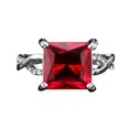 thumbnail image 1 of Autorización Almohadillas de cúrcuma de color cuadrado, anillo pequeño y fresco, regalo para novia, 1 of 2