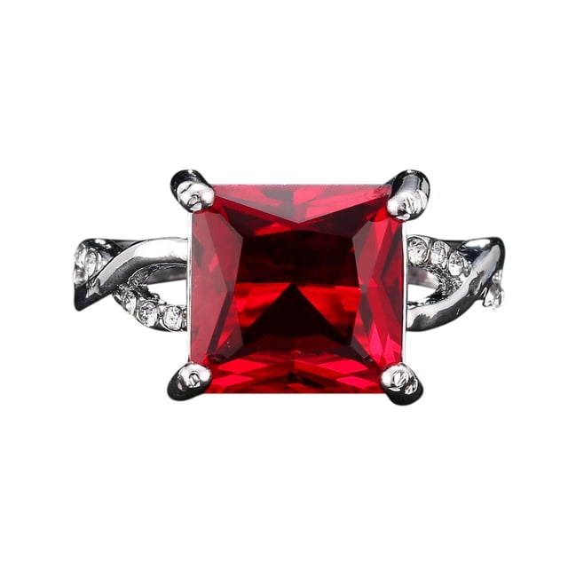 Autorización Almohadillas de cúrcuma de color cuadrado, anillo pequeño y fresco, regalo para novia
