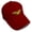 Burgundy, variant on Baseball Caps for Men & Women Embroidered Pilot Gold Embroidery Ladies & Men Baseball Hats Acrylic White Design Only
