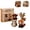 D, variant on Tiny 3D Beaded Animal DIY Kit, 4-Piece Monster Themed Beading Craft Set, 3D Bead Making Kit For Beginners Adults Teens, Stress Relief Creative Decoration Gifts