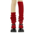 thumbnail image 2 of Kaliqueen Slouch Socks Women Soft Long Knee High Scrunch Knit Boot Stockings Free Size Multi Color, 2 of 2