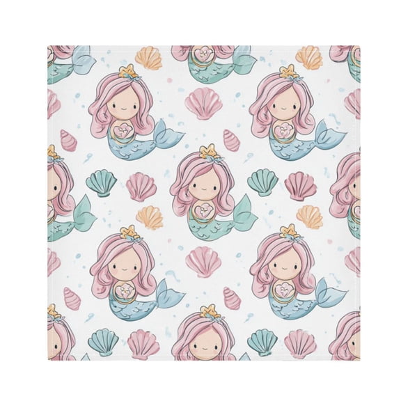 1 Pack 20'' x20" Satin Table Napkins Dinner Napkins for wedding Party Decoration events Pastel Colors Mermaid