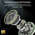 thumbnail image 3 of TOZO T6 Bluetooth Headphones Ear Buds Wireless, 50H, AI Chat/Translation/Clear Mics, Stereo Bass, Wireless Charging, App-32EQ, IPX8 Waterproof Headphones, Green, 3 of 9