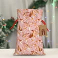 thumbnail image 5 of Naloa Pink Cockatoo Birds Drawstring Christmas Bags, 3D Xmas Gift Bags, Christmas Wrapping Bags, Xmas Goodie Bags, Treat Pouch Bags, Party Favor Bags-, 5 of 9