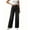 Black, variant on Women High Waist Pleated Wide Leg Jeans Vintage-Inspired Denim Trousers with Button Closure Structured & Stylish for Everyday Wear and Casual Outings