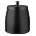 thumbnail image 1 of Outdoor ashtray with lid - Stainless steel windproof black cigarette tray, 1 of 5