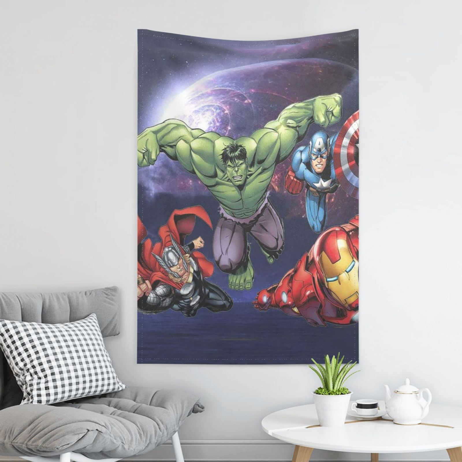 Decor Tapestries Superhero Tapestry Wall Hanging Tapestry Home Decor Malone Tapestries Wall Art for Living Room Bedroom One Size Walmart