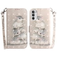 thumbnail image 2 of Case for Motorola MOTO G52 Cover Magnetic 3D Pattern Wallet Flip Case With Strap - Squirrel, 2 of 5