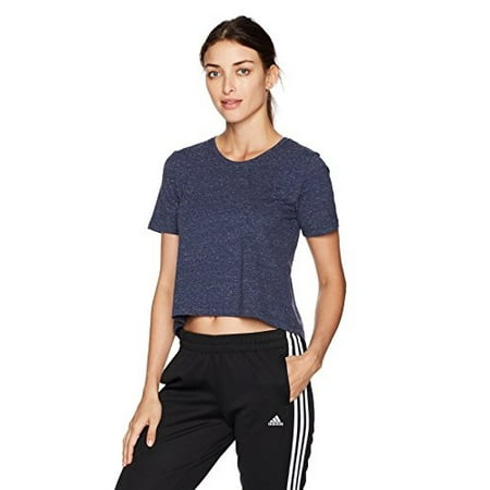 Adidas Womens Sport Trainer - New adidas Womens Training Performer Open Back Tee M Blue 4289-3