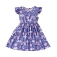 thumbnail image 2 of KYAIGUO Toddler Baby Girls Casual Floral Dress Summer Sleeveless Swing Skirt A-Line Birthday Party Princess Cotton Dresses for 18M-6T, 2 of 10