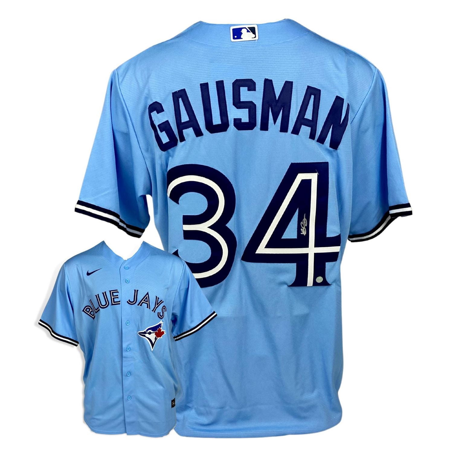 Kevin Gausman Signed Toronto Blue Jays Replica Nike Powder Blue Jersey