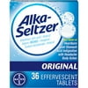Alka Seltzer Original Effervescent Tablets For Heartburn Relief And Antacid Reducer 36 Counts