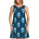 thumbnail image 1 of Fotbe Blue Owl Vestido de Verano sin Mangas para Mujer – Vestido Midi Línea A, Estilo Camiseta Floral, Vestido Playero Casual y Fluido, 1 of 7