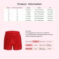 thumbnail image 7 of Mufeng Kids Girls Sequin Shorts Sparkly Hip Hop Jazz Dance Shorts Glitter High Waist Rave A Line Blue 14, 7 of 7