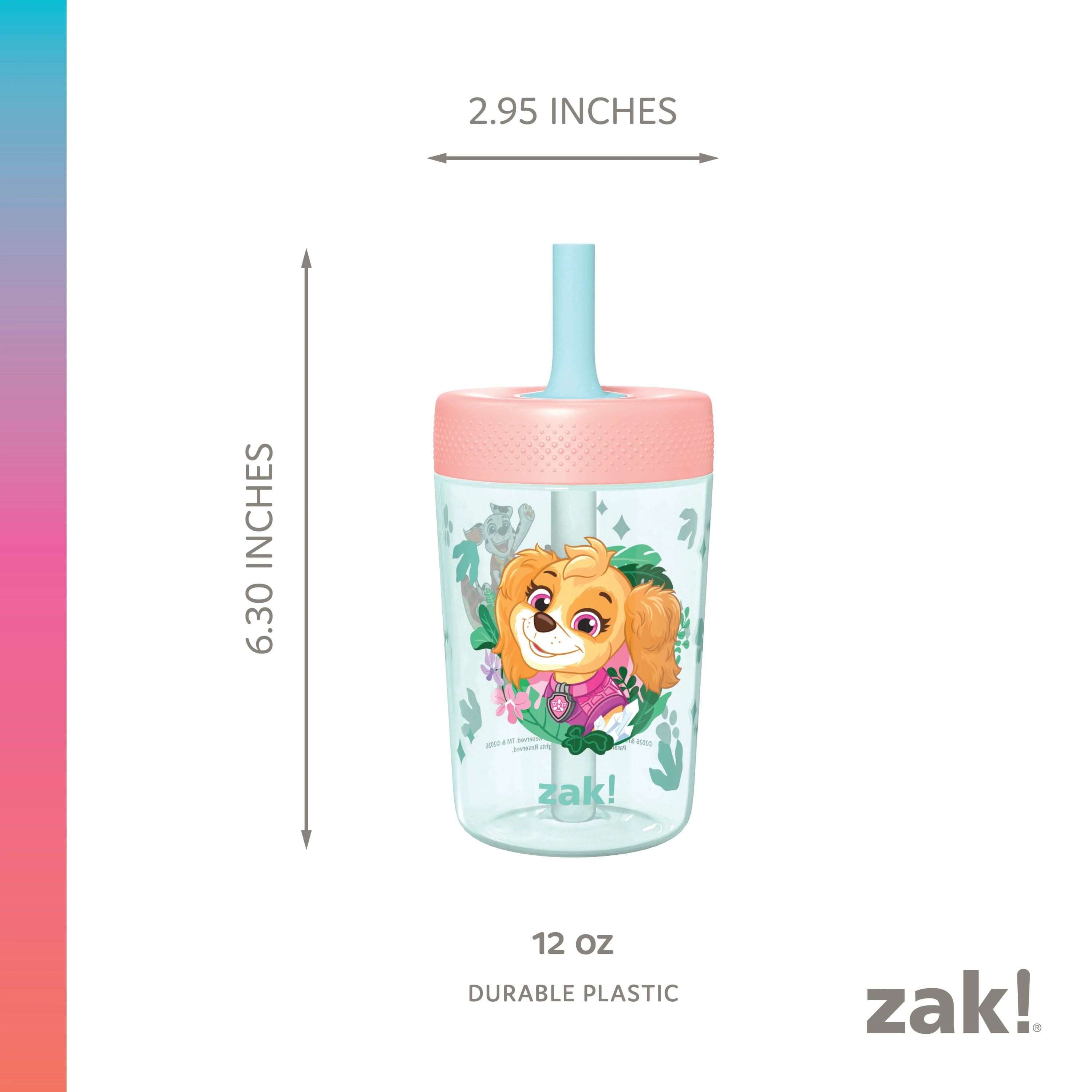 Zak Designs Paw Patrol Girl Capri Tumblers 2 Pack 12oz