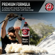 Adams Mega Foam (16oz) - Professional Detailing Car Wash Soap For Bucket, Foam Gun or Foam Cannon