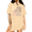 Apricot, variant on Women's Abstract Line Art Graphic Short Sleeve T-Shirts Red Modern Essential Tops