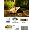 thumbnail image 5 of Dandelion Shell Hot Tent Cabin Plus X3 3-Person Tent with Stove Jack, 5 of 11